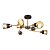 Потолочная люстра IMEX MD.4045-8-S AB+BK