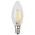 Лампа светодиодная филаментная ЭРА E14 7W 2700K прозрачная F-LED B35-7W-827-E14 Б0027942