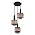 Подвесная люстра Lumina Deco Gato LDP 1217-3 GY+BK