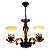 Подвесная люстра Toplight Florence TL7490D-03BL