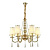 Подвесная люстра Lumina Deco Fabione LDP 1200-6 F.GD