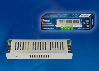 Блок питания Uniel 24V 120W IP20 5A UET-VAS-120B20 24V IP20 UL-00002431