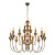 Подвесная люстра iLamp Lady 88003-8+4 GD