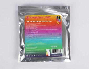Светодиодная влагозащищенная лента Ambrella Light 7,2W/m 30LED/m 5050SMD RGB 5M GS2301