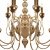 Подвесная люстра iLamp Lady 88003-10+5 GD