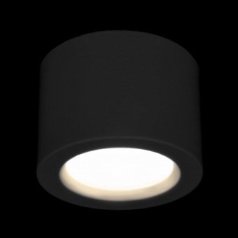 Потолочный светодиодный светильник Elektrostandard DLR026 6W 4200K черный матовый a040441