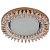 Встраиваемый светильник ЭРА LED с подсветкой DK LD20 TEA/WH Б0028066