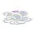 Потолочная светодиодная люстра Profit Light 8462/5+5A WHT