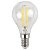 Лампа светодиодная филаментная ЭРА E14 7W 2700K прозрачная F-LED P45-7W-827-E14 Б0027946