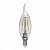 Лампа светодиодная филаментная Uniel E14 6W 3000K прозрачная LED-CW35-6W/WW/E14/CL PLS02W UL-00000200