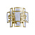 Настенный светильник Arte Lamp Blake A4087AP-2SG