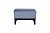 Банкетка Stella 60 прямоугольная синяя Velv Sin 60*38*40см