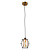 Подвесная люстра IMEX MD.1023-1-P-BK+GBR