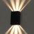 Уличный настенный светодиодный светильник Arte Lamp Algol A5640AL-2BK