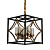 Подвесная люстра Lumina Deco Quadrato LDP 1223-4 BK+MD