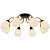 Потолочная люстра Illumico IL8193-8COU-79 BK GD