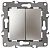 Выключатель двухклавишный ЭРА 12 10AX 250V 12-1104-04 Б0014648
