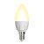 Лампа светодиодная диммируемая Uniel E14 7W 3000K матовая LED-C37 7W/3000K/E14/FR/DIM PLP01WH UL-00004296