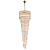 Каскадная люстра Newport Amanda 8943/C gold М0069917