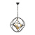 Подвесная люстра Lumina Deco Casai LDP 1243-3 BK+MD