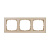 Рамка 3-постовая LK Studio (шампань) LK80 FLAT, 844306-1