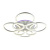 Потолочная светодиодная люстра Profit Light 5894/4+4A WHT