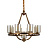 Подвесная люстра Lumina Deco Santini LDP 1220-9 MD