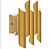 Уличный настенный светодиодный светильник Lightstar Bosso 341533
