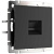 Розетка Ethernet RJ-45 cat. 6A экранированная (черный матовый) W5120108/ a069685