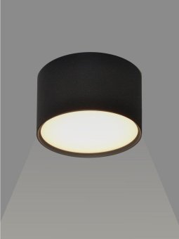 Потолочный светодиодный светильник Elvan NLS-2337-6W-WW-Bk