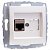Розетка компьютерная RJ45 Mono Electric Despina/ Larissa 6 кат жемчуг 500-002505-125