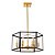 Подвесная люстра Lumina Deco Lorton LDP 1142-6 BK+MD