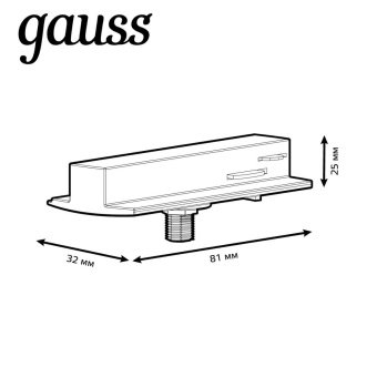 Адаптер Gauss TR126