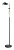 Торшер Arte Lamp Zetta A7055PN-1BK