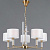 Светильник потолочный Illumico IL0755-5PSQ-25 BRASS GENOA