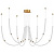 Подвесная люстра Odeon Light MONELLA 6639/70L