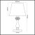 Настольная лампа Odeon Light Classic Gaellori 3393/1T