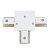 Коннектор Т-образный Volpe UBX-Q123 R31 White 1 Polybag UL-00007382