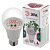Лампа светодиодная для растений ЭРА E27 10W 1310K прозрачная Fito-10W-RB-E27 Б0050600