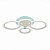 Потолочная светодиодная люстра Evoluce Cerina SLE500552-04RGB