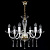 Подвесная люстра Artglass Stefanie VIII. Swarovski Elements