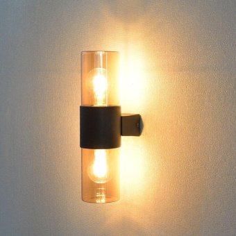 Уличный настенный светильник Arte Lamp Seginus A6515AL-2BK