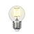 Лампа светодиодная филаментная Uniel E27 6W 4000K прозрачная LED-G45-6W/NW/E27/CL PLS02WH UL-00001370