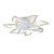 Потолочная светодиодная люстра Ambrella light Acrylica Original FA4473