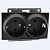 Розетка 2К+З двойная Mono Electric Despina/ Larissa 16A 250V винтовое подключение графит 500-002004-120