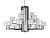 Подвесная люстра Newport Alexandra 4412+6+3/C black glossy М0068531