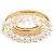 Встраиваемый светильник Ambrella light Crystal K206 CL/G