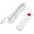 Удлинитель Uniel Ultra 3гн х 10м б/з S-CU3-7B White UL-00009997