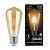 Лампа светодиодная филаментная Gauss E27 6W 2400К золотая 102802006