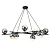 Подвесная люстра Escada Balance 1119/8S Black